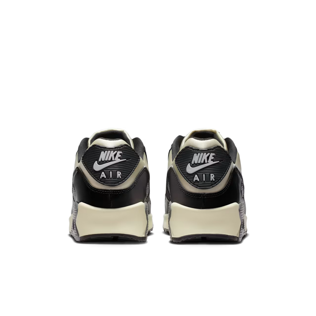 UK 6 Nike Air Max 90 'Coconut Milk and Black' / QS Smoke Grey Crocodile